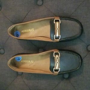 Aerosoles Manuscript Black Horsebit Loafers